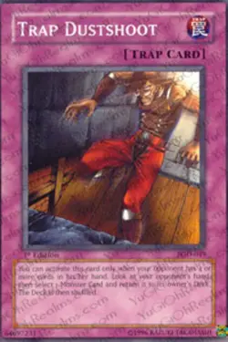 Moderately Played Trap Dustshoot - PGD-049 - Common - Unlimited Edition - YuGiOh - Image 1