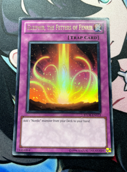 YUGIOH Gleipnir, the Fetters of Fenrir - STOR-EN023 Ultra Rare Card - Image 1