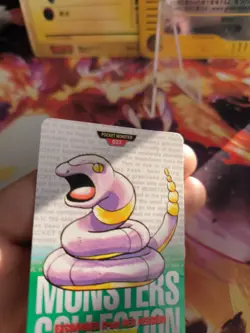 Pokemon Karte Card Rettan Ekans Monsters Collection Carddass 1996 japanese NM - Image 5