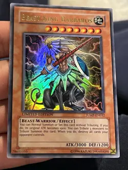 1x Beast King Barbaros - Ultra Rare - JUMP-EN032 - Limited Edition - LP - Image 1