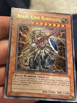 1x Beast King Barbaros - Ultra Rare - JUMP-EN032 - Limited Edition - LP - Image 2