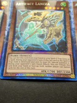 3x Artifact Lancea | RA01-EN006 | Collectors Rare | NM | 1st Edition | YuGiOh! - Image 5