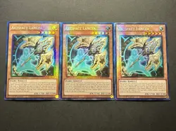 3x Artifact Lancea | RA01-EN006 | Collectors Rare | NM | 1st Edition | YuGiOh! - Image 1