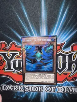 Yu-Gi-Oh Blackwing Gale the Whirlwind Platinum Secret Rare RA03-EN215 - Image 1