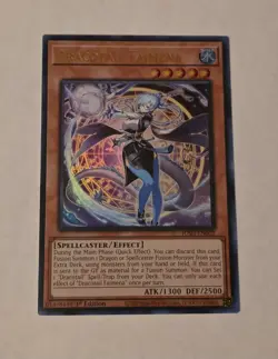 Yu-Gi-Oh! Dracotail Faimena Ultra Rare 1st Ed Justice Hunters NM JUSH-EN002 - Image 1