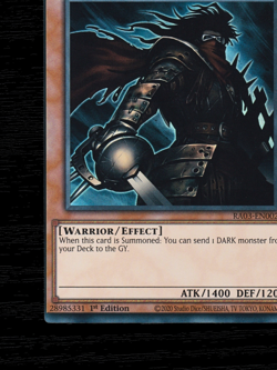 Yu-Gi-Oh Armageddon Knight RA03-EN002 1st Edition Ultra Rare Misprint Miscut - Image 5