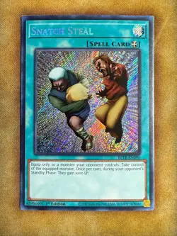 Yugioh Snatch Steal BLTR-EN096 Secret Rare 1st Ed NM - Image 1