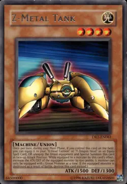 Z-Metal Tank Unl Rare Gold DR1-EN061 Yu-Gi-Oh! - Image 1