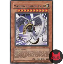 Yugioh Winged Kuriboh LV10 DP1-EN006 Rare 1st Edition MP - Image 1