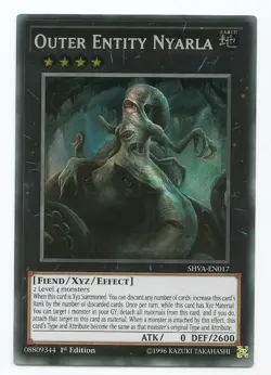 Outer Entity Nyarla SHVA-EN017 Secret Rare Yu-Gi-Oh Card 1st Edition New - Image 1