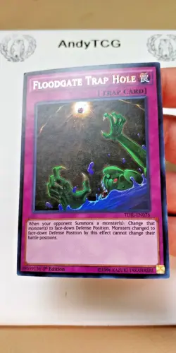 FLOODGATE TRAP HOLE - 1ST ED ULTRA RARE NM TDIL-EN076 - YUGIOH - Image 1