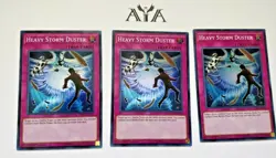 3X HEAVY STORM DUSTER - 1ST ED SUPER RARE NM COTD-EN076 - YUGIOH - Image 1