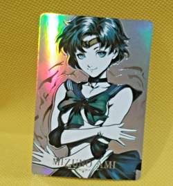 Mizuno Ami Sailor Mercury Premium Master Silver Anime Waifu Art Card - Image 1