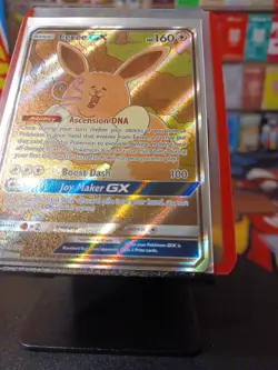 Eevee GX Full Art Sm233 Promo Pokemon Card Nm Joy Maker - Image 2
