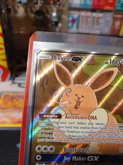 Eevee GX Full Art Sm233 Promo Pokemon Card Nm Joy Maker - Image 4