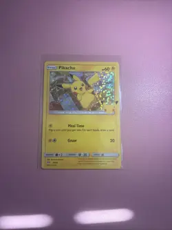 Pokemon Pikachu Holo Card 25/25 McDonald's 25th Anniversary Edition - Image 1
