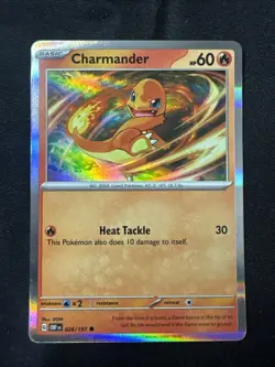 Pokemon Charmander TCG Obsidian Flames Card 026/197 - Image 1