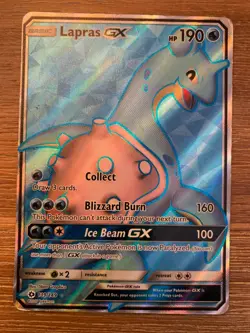 Lapras GX Full Art 139/149 - SM Base Set - Holo Rare - Pokemon Card - Image 1