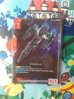 Gundam Card Game Vesalius Alternate Art Foil - ST04-016 C+ Near Mint - Image 1