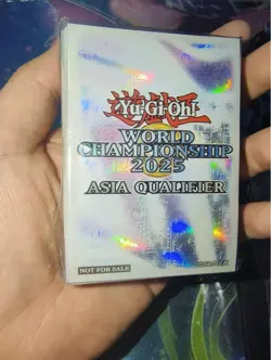 Yugioh Card Protector World Championship 2025 Asia Qualifier 70Sleeves - Image 1