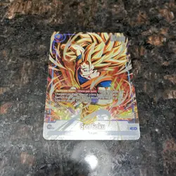 Son Goku Alternate Art WINNER Foil FB02-051 Dragon Ball Super Card Game | NM - Image 4