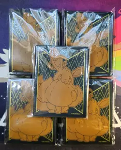 Pokemon TCG Shining Fates Eevee VMAX Card Sleeves and Dice New Sealed - Image 3