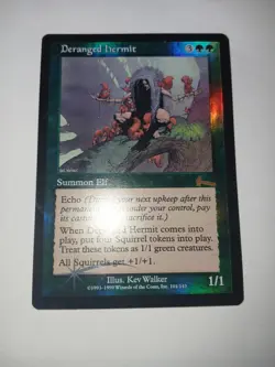 MTG Deranged Hermit Urza's Legacy LP Non-Foil Card #101 NM To LP - Image 1