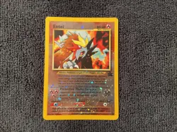 2001 Pokemon Entei Black Star Promo Reverse Holo NM CARD - Image 3