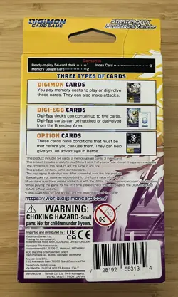 Digimon Card Game: Parallel World Tactician Starter Deck by Bandai ST-10 English 811039036492 - Image 3