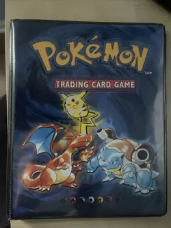 1999 BLUE POKEMON TCG COLLECTOR's CARD ALBUM Binder GREAT CONDITION authentic - Image 1