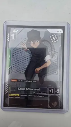 Duo Maxwell Alternate Art Foil - GD01-090 R+ NM - Gundam TCG Card Game - Image 1