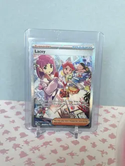 Pokemon TCG Stellar Crown Lacey Special Illustration Rare Holo Card 172/142 - Image 1