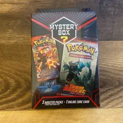 2023 Pokemon Mystery Box - 3 Booster Packs + 1 Online Code Card - Ex Team Rocket - Image 1