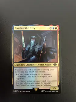 Foil Gandalf the Grey Universes Beyond: the Lord of the Rings Mtg Mythic 207 - Image 1