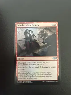Foil Witchstalker Frenzy Wilds of Eldraine Mtg 150 Uncommon - Image 1