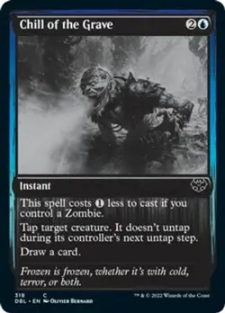 Chill of the Grave - Foil - Innistrad: Double Feature #318 MTG Magic The Gatheri - Image 1