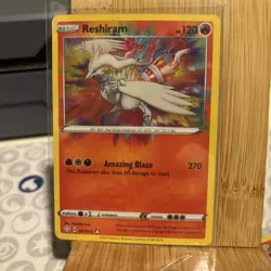 Reshiram 017/072 Shining Fates NM Holo Amazing Rare Pokemon Card - Image 1
