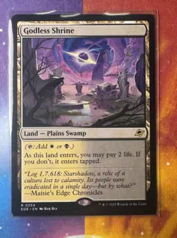 Godless Shrine Edge of Eternities MTG TCG CCG Never Played - Image 1