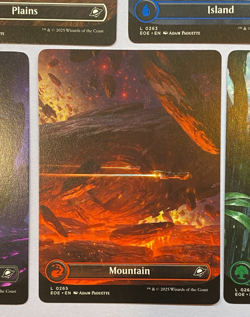 MTG - Edge of Eternities - Full Art Land Set (5 Cards Total) - Non-Foil - Image 5