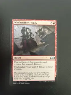Witchstalker Frenzy Mtg Wilds of Eldraine Regular Uncommon 159 - Image 1