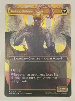 Kefka, Court Mage (borderless) Foil #0398 - MTG Final Fantasy - Image 3