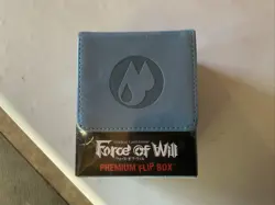 MTG Ultra Pro Force of Will - Lite Blue Flip Deck Box. Factory SEALD New - Image 1
