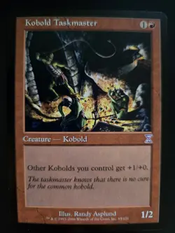 Kobold Taskmaster NM Time Spiral: Timeshifted MTG FREE SHIPPING - Image 1
