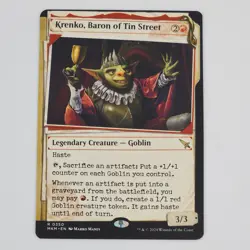 MTG Krenko Baron of Tin Street 0350 Showcase Rare Murders At Karlov Manor NM - Image 1