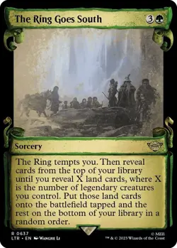 MTG The Ring Goes South 637 Rare Showcase Scrolls The Lord of the Rings - Image 1