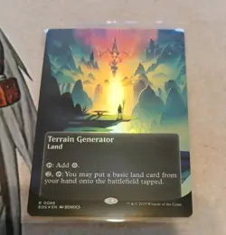 Terrain Generator (0088) Borderless FOIL Edge of Eternities MTG MINT - Image 1