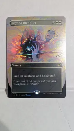- Beyond the Quiet - FOIL BORDERLESS - Edge of Eternities - MTG - Image 1