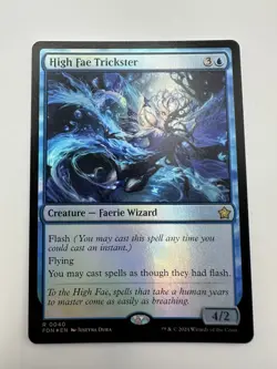 MTG TCG High Fae Trickster Foundations Foil - Image 1