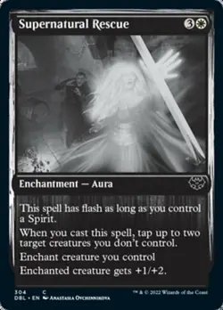 Supernatural Rescue - Foil - Innistrad: Double Feature #304 MTG Magic The Gather - Image 1