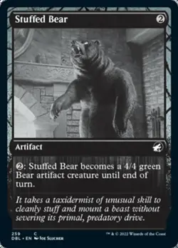 Stuffed Bear - Foil - Innistrad: Double Feature #259 MTG Magic The Gathering - Image 1